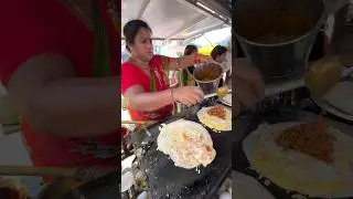 Eating Mutton Keema Dosa | Busiest Tiffin Center in Rajahmundry |Small Hotel but Big profits #shorts