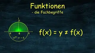 Funktionen - Fachbegriffe (Funktionsterm, Funktiosngleichung, Funktionswert, Funktionsgraph...
