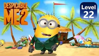 Minion rush Frankestein minion level 22 Minion Beach gameplay minions Despicable me 2 ios android pc
