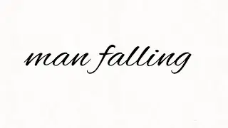 Man falling stick man FlipaClip  animation 