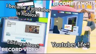 NAGING YOUTUBER AKO SA ROBLOX!! | Youtube life | Roblox | Xzeus Ph!!