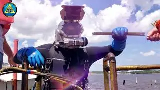 Underwater Welding Day At The Commercial Diving Academy