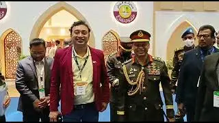 Dimdex 2022 Doha Qatar ... General S M Shafiuddin Ahmed Bangladesh Army Chief , E M Akash Meet Time