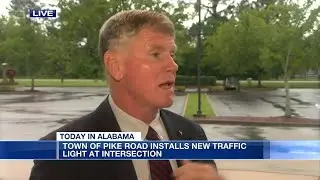 Town of Pike Road installs new traffic light at intersection