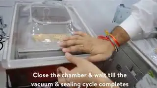 Table top Vacuum Packaging Machine | Vacuum Sealing | Increased food shelf life | Easy to use