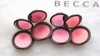 Review & Swatches: BECCA Shimmering Skin Perfector Luminous Blushes | Dupes!