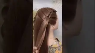 tricky hair in simple and easy way in just 5 min ||trending hair style ||#fashionshorts