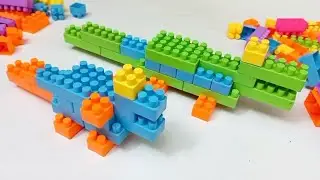 Satisfying DIY Lego Crocodile /ASMR Building Blocks/Lego Building Fun#buildingblocks#asmr#asmrsounds