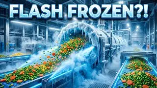 Inside the Factory: How Frozen Vegetables Are Made | IQF Flash Freezing Process