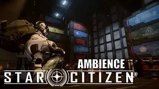Star Citizen Relaxing Ambience. Seraphim station Cargo Bay 1 Hour