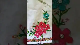 New design..#applique #embroidery #diy #fabric #mekhelasador #shorts #viralshort #youtubeshorts