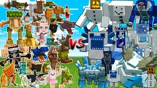All ITALIAN BRAINROT vs ALL SNOW GOLEMS!