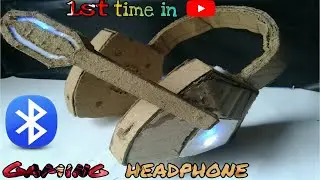 How to make a Bluetooth headphone at home || Diy gaming headphone || homemade Bluetooth headphone ||