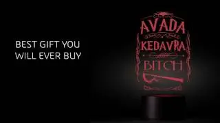 Avada Kedavra Lighting Decor Gadget Lamp With 7 Colors - Holinox.com