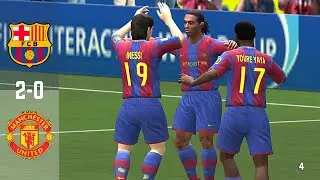 FC Barcelona VS Manchester United - FIFA 08