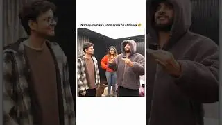 Their Ghost Prank on Abhishek 😱😝 #ruchikarathore #shorts #shortsfeed @triggeredinsaan