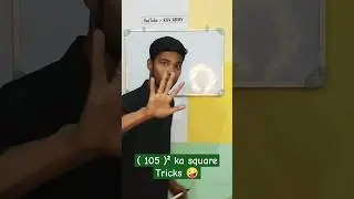 DAY - 5 ( Maths most important questions for comparative exam ) Square tips and tricks 🤪🤪🤩 #shorts
