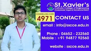 St. Xavier's Catholic College of Engineering - Feedback
