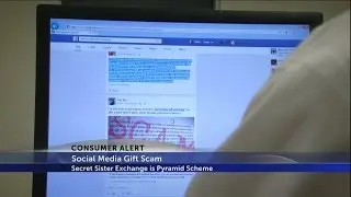 Social media gift scam