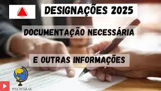DOCUMENTAÇÃO NECESSÁRIA PARA PARTICIPAR DAS DESIGNAÇÕES DA REDE ESTADUAL DE EDUCAÇÃO DE MG EM 2025