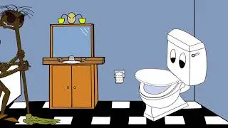 Talking shit with PeeWees toilet.