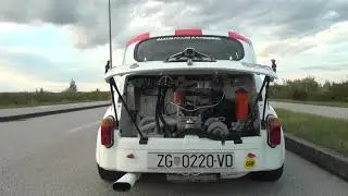 FIAT ABARTH 850 TC / testing new engine