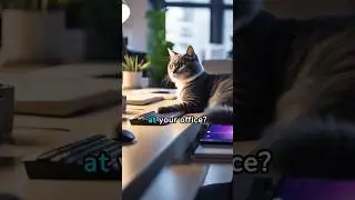 Ever thought of having a cat by your desk? #understandingcats #cats #catbehaviorist #catstuff #short