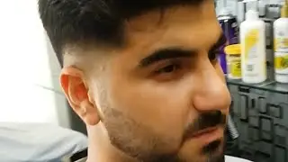 zero fade haircut with fade beard/mr cut/zero fade/