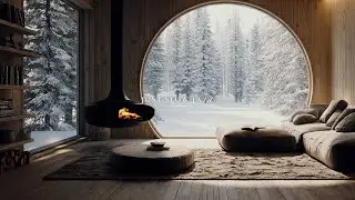 Forest Cottage , My Private Moments of Stillness | Winter Jazz Playlist