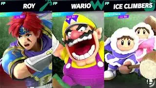Super Smash Bros Ultimate Amiibo Fights 11pm Finals Roy vs Wario vs Ice Climbers