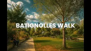 Paris Walking Tour 🚶 Martin Luther King Park &rarr; Square des Batignolles 🌿 | 17th Arrondissement