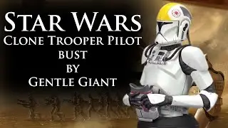 Star Wars Clone Trooper Pilot bust by Gentle Giant