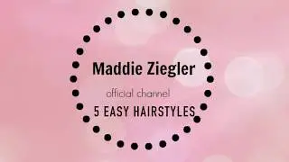 5 Easy Hairstyles !!