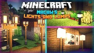 The BEST Lamp/Light Mod in Minecraft!!! (Macaw's Lights and Lamps Mod 1.17.1)