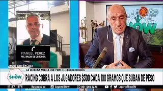 Pol&eacute;mica multa de Racing para sus jugadores