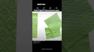 Fluff Pulp PP Absorbent Layer#woodpulp #fluffpads #absorbent #oemfactory #nonwovenfabric  #spunlace