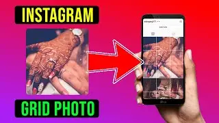 How To Post Grid Photo On Instagram |  9 Big cut Picture For instagram | Adya Garg
