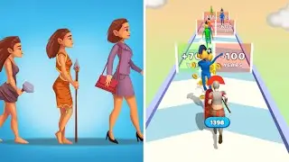 Human Evolution Run 🐵👨🏻🤖 Gameplay Android, iOS - Evolve Yourself