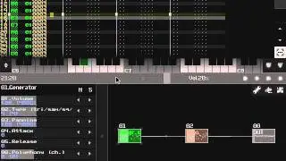 SunVox: waveform drawing in Generator