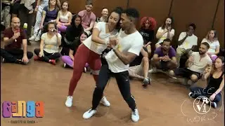 Jaguar & Cissa DEMO (Samba de Gafieira) at GINGA Encontro de Samba 2023, RJ