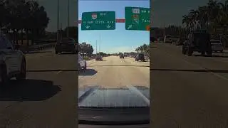 Driving in Miami on the 836 West highway towards 137th Avenue Southwest.