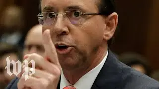 Rod J. Rosenstein holds a news conference