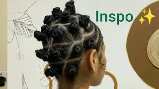 SHORT AND LONG HAIR HAIRSTYLE TUTORIAL || BANTU KNOTS.