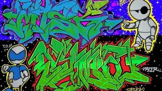 NAZER26 and WIZARD old graffiti drawings video