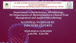Dr. MGR Janaki College of Arts and Science for Women -National Webinar by Industry Experts