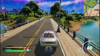 DRIVE DISTANCE IN CHROMED VEHICLE - Fortnite