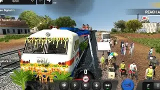 🚂 TRAIN TOP SHOOTING CHALLENGE 😱 | INDIAN TRAIN SIMULATOR 🔥 | Realistic Gameplay | Rana Indian Gamer