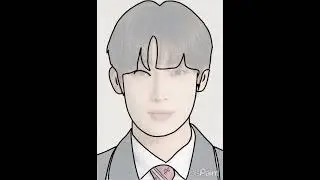 Tutorial Menggambar Anime Sunoo Enhypen #shorts