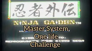 Sega Master System One Life Challenge #25 Ninja Gaiden  #onelifechallenge @GenerationPixel 