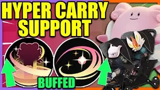 BUFFED HELPING HAND and SAFEGUARD BLISSEY Hyper Carry Support | Pokemon Unite